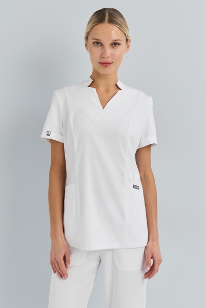 3-89-05-1 Топ жен. (Silva, кор. рук) (0 Crystal white, XS (42 размер), 170 (Regular))