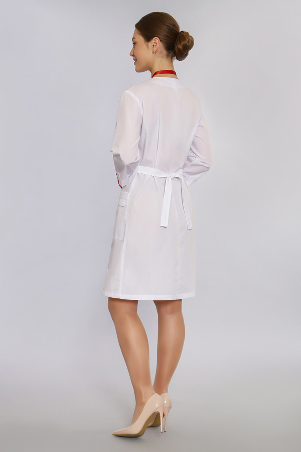 2-13-01-3 Халат  жен. (TC, 3/4 рук, пуг) (0, 0, 46 размер, 170-176)