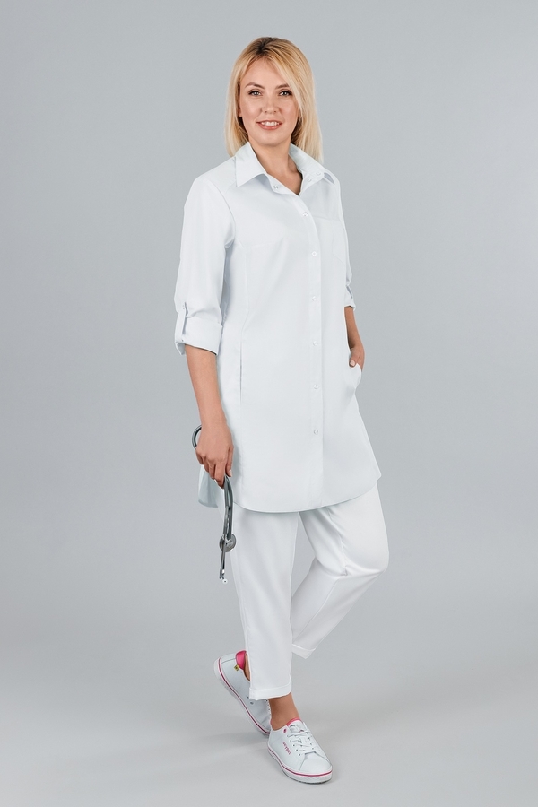 2-56-01-4 Халат  жен. (TC, дл.рук, кн) (0, Нет, 42 размер, 170-176)