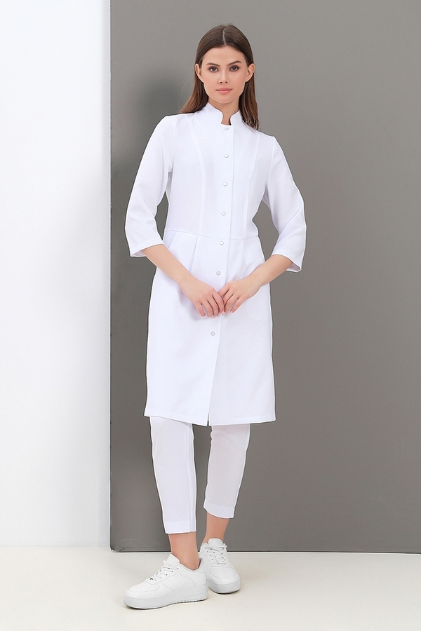 2-84-03-3 Халат  жен. (Streich, 3/4 рук, кн) (0, Нет, 56 размер, 170-176)