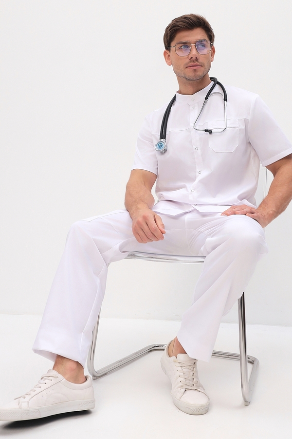 6-81-24-1 Рубашка муж. (Ultra, кор. рук, кн) (0, Нет, 44 размер, 182-188)