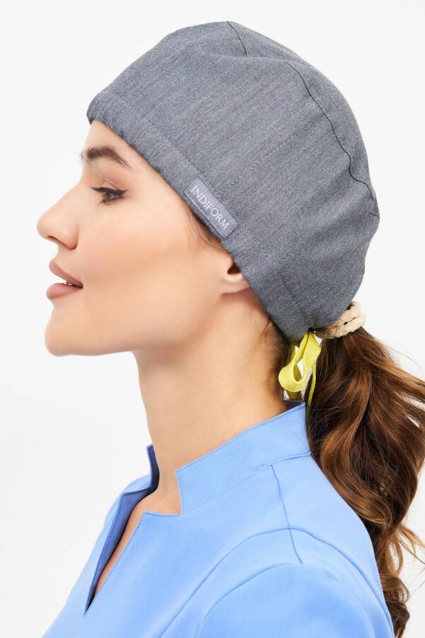 9-11-15-0 Шапочка унисекс (Curly) (41 Space gray, 97, 54-61 размер)