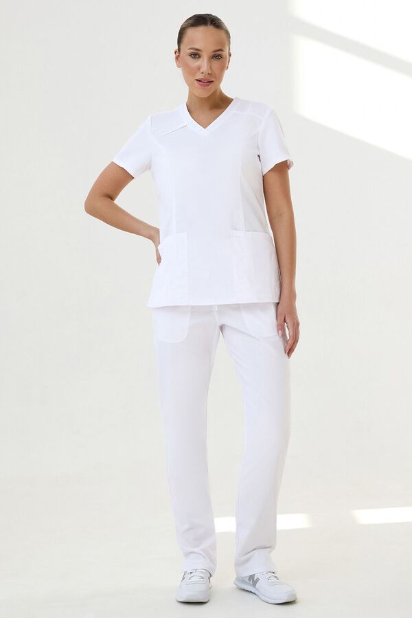 1-04-25-0 Брюки жен. (Insoft) (0 (Белый), S (44 размер), 170)