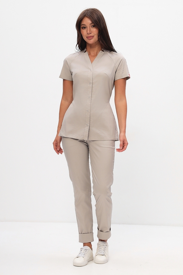 3-97-04-1 Блуза жен. (ADVA, кор.рук, кн) (71Fn, 44 размер, 170-176)