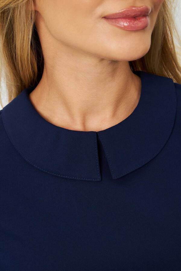 3-98-21-1 Блуза жен. (Kiara, кор.рук, пуг) (28 Eclipse, 54 размер, 170-176)