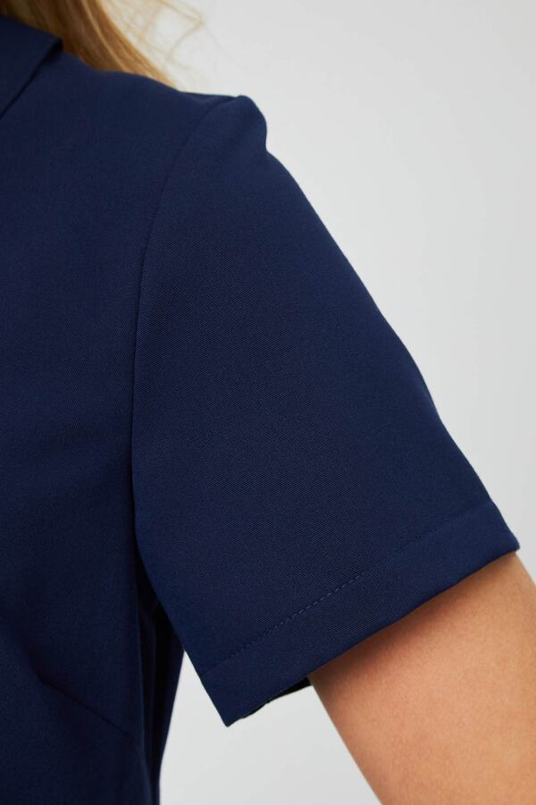 3-98-21-1 Блуза жен. (Kiara, кор.рук, пуг) (28 Eclipse, 54 размер, 170-176)