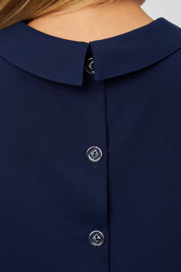 3-98-21-1 Блуза жен. (Kiara, кор.рук, пуг) (28 Eclipse, 54 размер, 170-176)