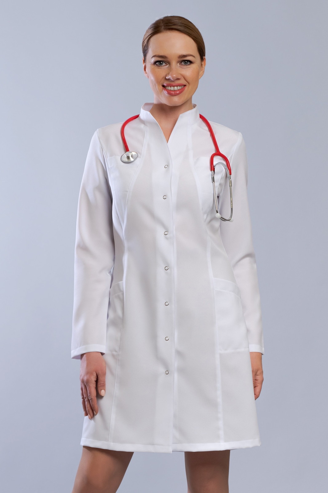 2-02-03-4 Халат  жен. (Streich, дл.рук, кн) (0)