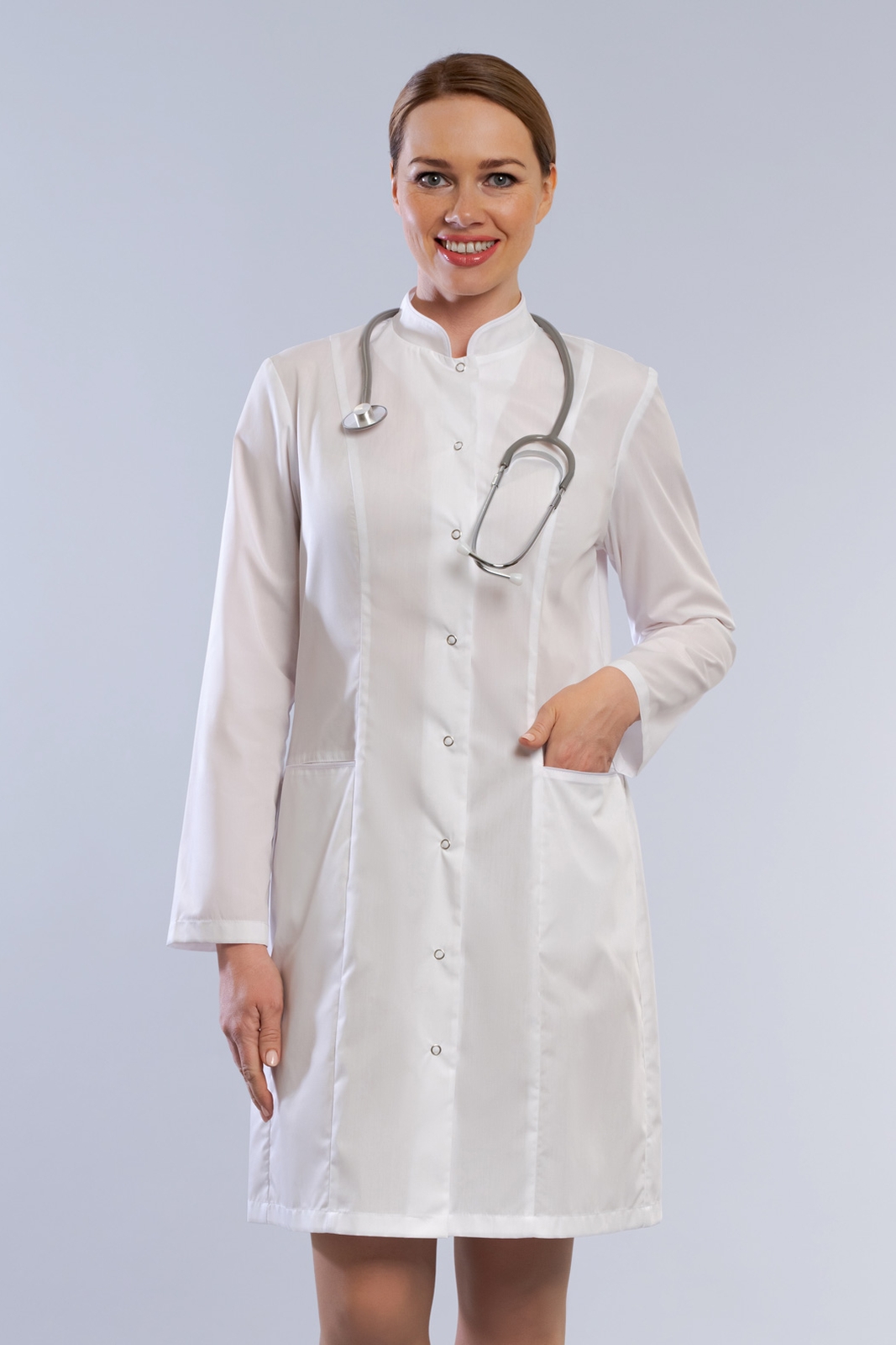 2-06-01-4 Халат  жен. (TC, дл.рук, кн) (0)