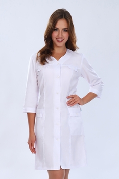 2-13-02-3 Халат  жен. (3/4 рук, пуг) (0)