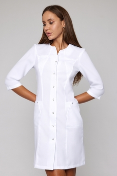 2-42-03-3 Халат  жен. (Streich, 3/4 рук, кн) (0)