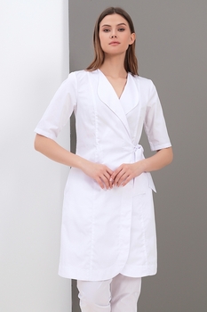 2-85-02-2 Халат  жен. (1/2 рук, запашной) (0)