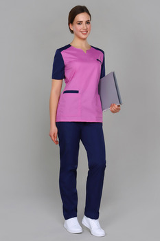 4-60-01-1 Костюм хир. жен. (TC, кор.рук) (27)