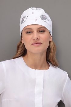 9-09-07-0 Колпак "Бандана" (Cotton) (920 Ёжики цветные)