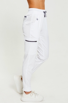 1-02.1-05-0 Брюки жен. Elyon (Silva, джоггеры, шнур) (0 Crystal white)