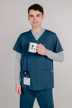 6-02-05-1 Топ  муж. James (Silva, кор.рук) (39 Indigolite)