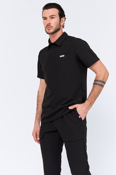 6-82-15-1 Рубашка муж. (Curly, кор.рук, кн) (65 Rich black)