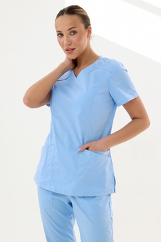 3-02-25-1 Топ жен. (Insoft, кор.рук) (12 Синий туман)