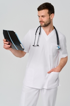 6-01-25-1 Топ муж. (Insoft, кор.рук.) (0 Белый)