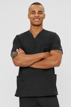 6-01-25-1 Топ муж. (Insoft, кор.рук.) (65 Черный)