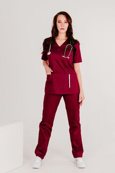 4-30.2-12-1 Костюм хир. жен. (Cotton Premium, кор. рук) (20)