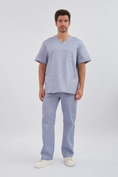 7-76-12-1 Костюм хир. муж. (Cotton Premium, кор. рук,) (45)