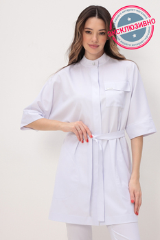 2-30-21-3 Халат жен. (Kiara, пуг.) (0 Blanc de blanc)